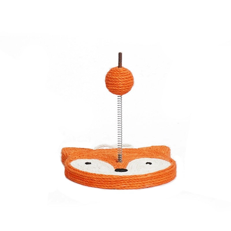 Cute and fun cat scratcher, cat toys, scraching post board, peach and citrus