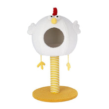 Load image into Gallery viewer, Fun chicken style cat tree, cute cat climber four season cat comfy bed bedding supplies
