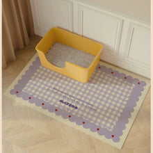 Load image into Gallery viewer, Cute Cat Litter Box Mat, Simple, Fun Unique Cat Supplies Accessories
