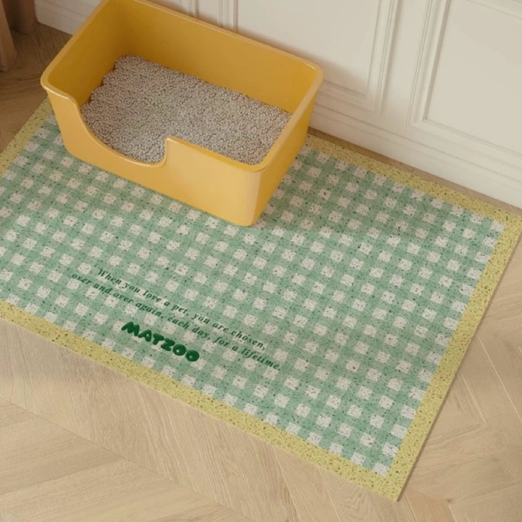 Cute Cat Litter Box Mat, Simple, Fun Unique Cat Supplies Accessories