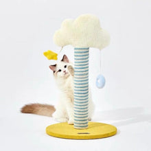 Load image into Gallery viewer, Dreamy Cloud Cat Scratching Post, cat scratcher, tower, cute fun and unique cat toys supplies accessories
