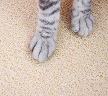 Load image into Gallery viewer, Cat litter box mat, cute and unique cat waste box mat supplies, fun doormat
