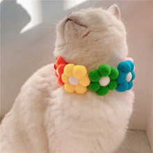 Load image into Gallery viewer, Flower harness collar for cat and dog, cute fun unique cat dog pet appearance
