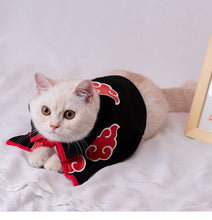 Load image into Gallery viewer, Naruto Cat Cape, cute fun unique cat clothes supplies Halloween costumes

