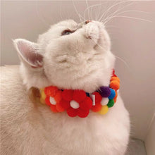 Load image into Gallery viewer, Flower harness collar for cat and dog, cute fun unique cat dog pet appearance
